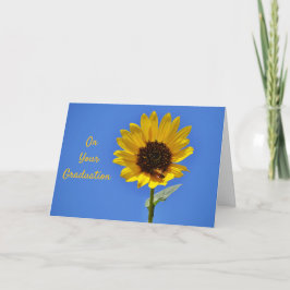 Zukünftige Abschluss-Karte für Bienen und Sonnenbl Karte