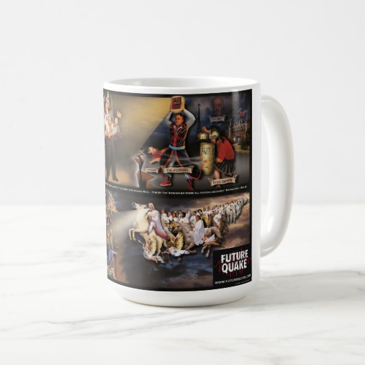 Zukünftige Beben-MauerTasse Kaffeetasse (VorderseiteRechts)