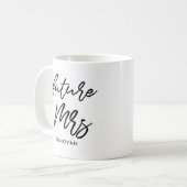zukünftige Braut Mrs Kaffeetasse (Vorderseite Links)
