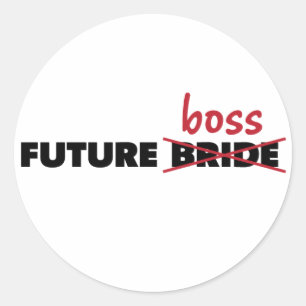 Zukünftige Bridge/Boss-Sticker Runder Aufkleber