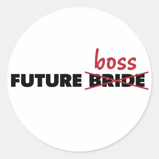 Zukünftige Bridge/Boss-Sticker Runder Aufkleber (Vorderseite)