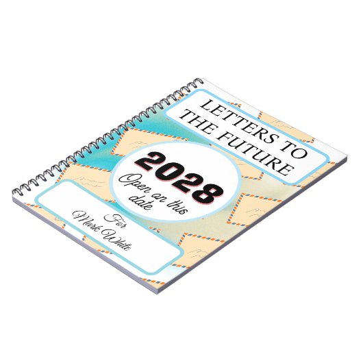 Zukünftige Buchstaben Notizblock (Linke Seite)