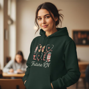 Zukünftige examinierte Krankenschwester Süßes Gesc Hoodie