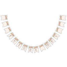 Zukünftige Frau Bannerfahnen süße Blüten Wimpelkette