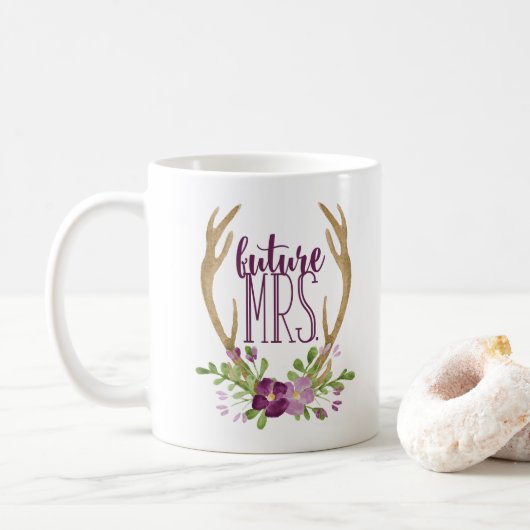 Zukünftige Frau Boho Mug Kaffeetasse (Mit Donut)