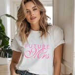 Zukünftige Frau | Braut Tri-Blend Shirt<br><div class="desc">Dieses Hochzeitsdesign zeichnet sich durch einen eleganten Text "Future Mrs." in rosa Typografie aus. Entworfen von Evco Studio www.zazzle.com/store/evcostudio #bride #wedding #mrs #wear #kleidung #apparel #gifts #fiancee #Verlobung #marry #verheiratet #sex #elegant #stylish #modern #trendy #trendy #style #fashion #design #designer #beliebtes #bestseller #bestelling</div>