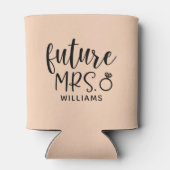 Zukünftige Frau Brautparty Dosenkühler (Rückseite)