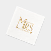 Zukünftige Frau Brautparty Servietten Mit Folie (Links)