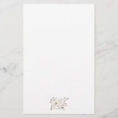 Zukünftige Frau Bride danke Ihnen Stationery Briefpapier (Rückseite)