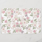 Zukünftige Frau Bride danke Ihnen Stationery Briefpapier (Rückseite)