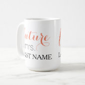 Zukünftige Frau Coffee Mug Kaffeetasse (Vorderseite Links)