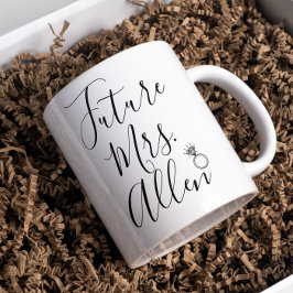 Zukünftige Frau Custom/Personalisiert Name Kaffeetasse