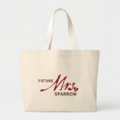 Zukünftige Frau Customizable Bag Jumbo Stoffbeutel (Vorne)