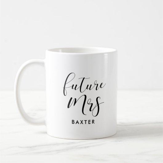 Zukünftige Frau Future Bride Kaffeetasse (Links)