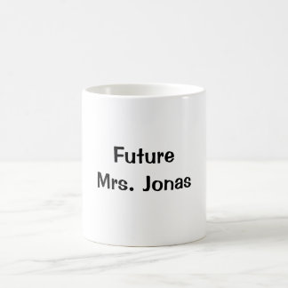 Zukünftige Frau Jonas Kaffeetasse