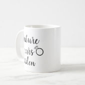 Zukünftige Frau Kaffeetasse (Vorderseite Links)