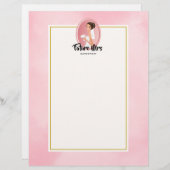 Zukünftige Frau mit Bride in Wedding Gown (Vorne/Hinten)