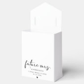 Zukünftige Frau Modern Handwriting Script Geschenkschachtel (Geöffnet)