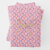 Zukünftige Frauen Muster mit kleinen hohen Absätze Geschenkpapier Set (Beispiel)