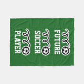 Zukünftige Fußballspieler-Fleecedecke für Kinder Fleecedecke (Vorderseite (Horizontal))