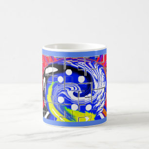 Zukünftige Galaxie-Karte Kaffeetasse