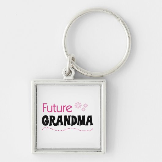 Zukünftige Großmutter-Geschenke Schlüsselanhänger (Vorne)