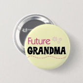 Zukünftige Großmutter-T-Shirts und Geschenke Button (Vorne & Hinten)