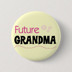 Zukünftige Großmutter-T-Shirts und Geschenke Button