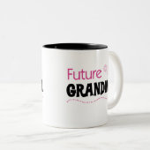 Zukünftige Großmutter Zweifarbige Tasse (VorderseiteRechts)