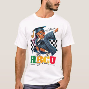 Zukünftige Hbcu-Absolventen Kinder Schwarzes Mädch T-Shirt