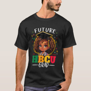Zukünftige HBCU-Absolventen Schwarze Mädchen Afro T-Shirt