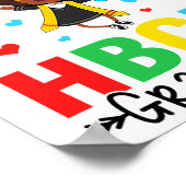 Zukünftige Hbcu-Absolventin Mädchen-Abschluss Hbcu Poster (Ecke)