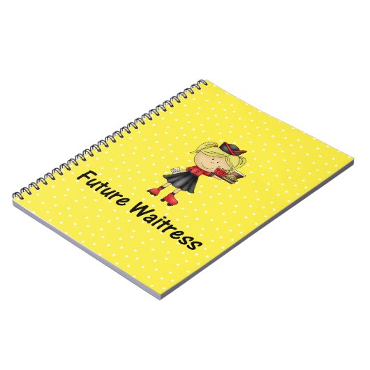 zukünftige Kellnerin Notizblock (Linke Seite)