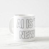 Zukünftige KI Kaffeetasse (Vorderseite Links)