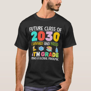 Zukünftige Klasse 2030 überlebte ich 4. Klasse G T-Shirt