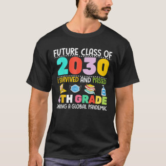 Zukünftige Klasse 2030 überlebte ich 4. Klasse G T-Shirt