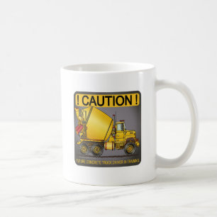 Zukünftige konkrete LKW-Fahrer-Kaffee-Tasse Kaffeetasse