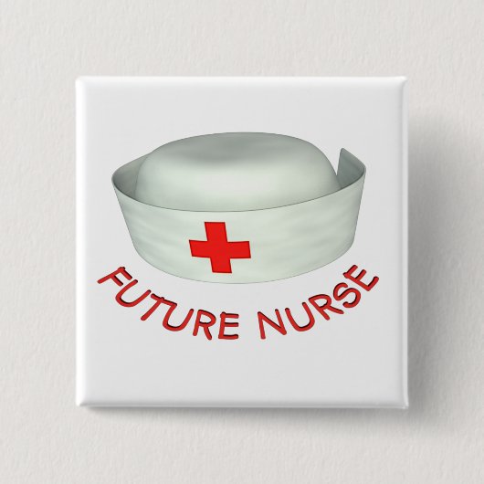 Zukünftige Krankenschwester Button (Vorderseite)