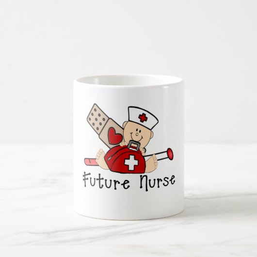 Zukünftige Krankenschwester Kaffeetasse (Mittel)
