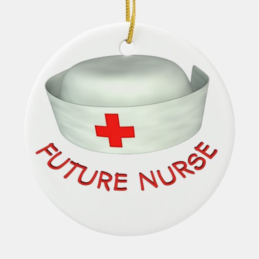 Zukünftige Krankenschwester Keramikornament (Vorne)