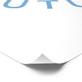 Zukünftige Krankenschwester Student Preppy blauen Poster (Ecke)