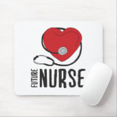 Zukünftige Krankenschwester wird bald Krankenversi Mousepad (Mit Mouse)