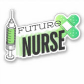 Zukünftige Krankenversicherung wasserdicht Aufkleber (Vorderseite)