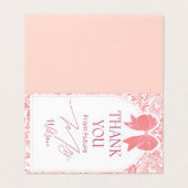 Zukünftige Mitglieder Dankeschön Karte (Außenseite Aufgefaltet)