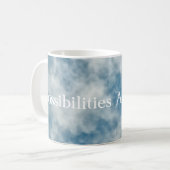 Zukünftige Möglichkeiten Kaffeetasse (Vorderseite Links)