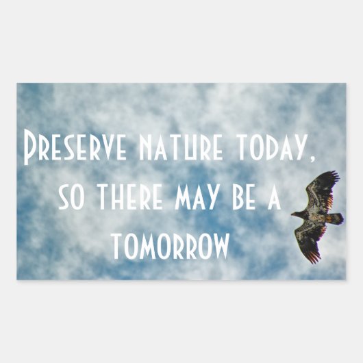 Zukünftige Möglichkeiten Rechteckiger Aufkleber (Vorderseite)