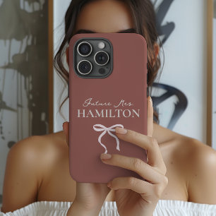 Zukünftige Mrs   Benutzerdefinierte elegante Skrip Case-Mate iPhone 14 Pro Max Hülle
