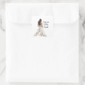 Zukünftige Mrs. Braut Aufkleber (Tasche)