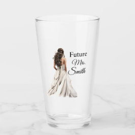 Zukünftige Mrs. Braut Glas