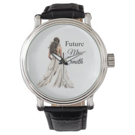 Zukünftige Mrs. Braut-Uhr Armbanduhr